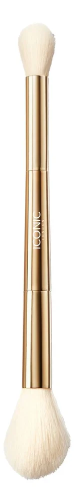 ICONIC London Highlight & Blush Duo Brush – 1 stk. v:8291726