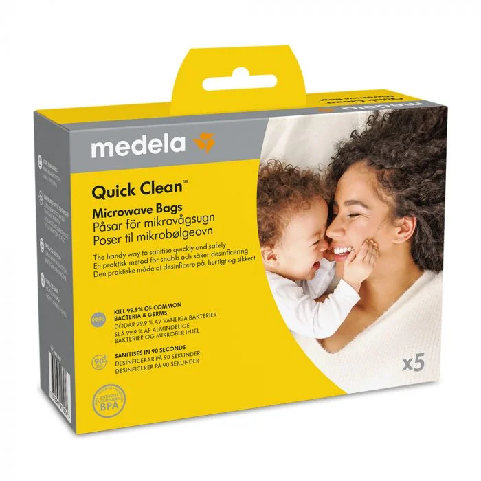 Medela Quick Clean Rengjøringspose 5pk v:8014385
