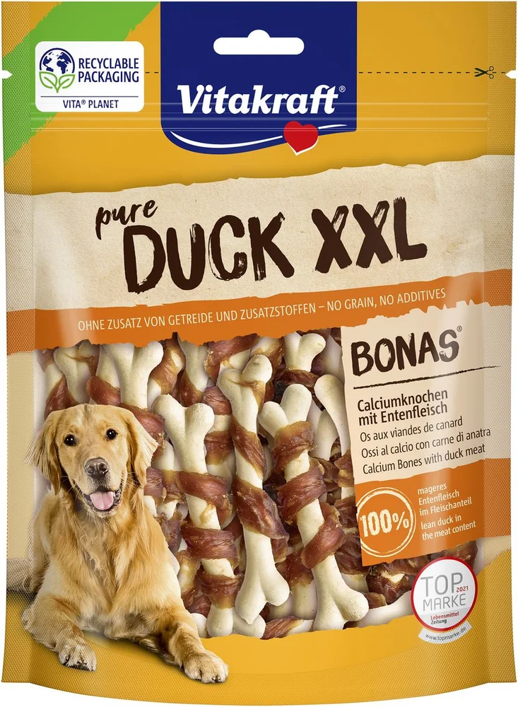 Vitakraft DUCK XXL BONAS Kalsiumben m/and - 200 g. v:2550442