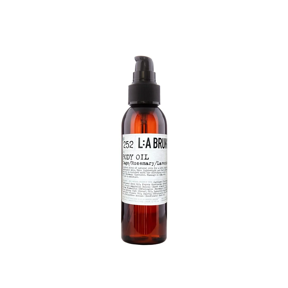 252 Body Oil Sage/Rosemary/Lavender 120 ml – L:A BRUKET v:3104124 252 Body Oil Sage/Rosemary/Lavender 120 ml – L:A BRUKET v:3104124