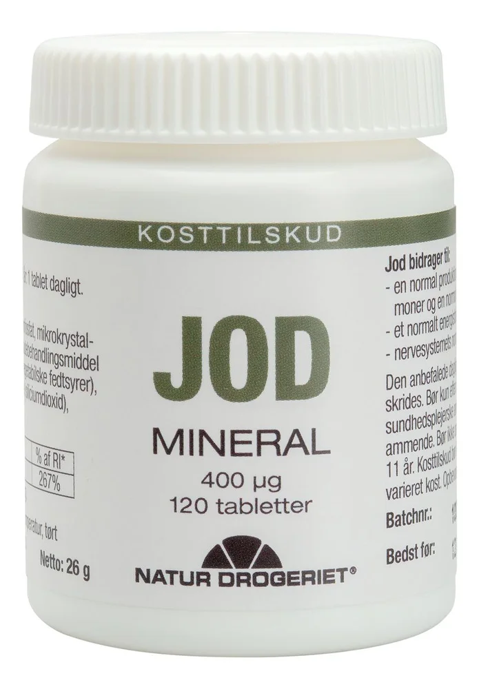 Natur-Drogeriet Jod 400 µg – 120 tabl. v:9366166 Natur-Drogeriet Jod 400 µg – 120 tabl. v:9366166