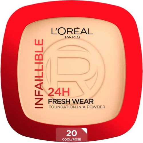 Loreal Paris Infaillible 24H Fresh Wear Foundation in a Powder 20 Cool Undertone v:6149960