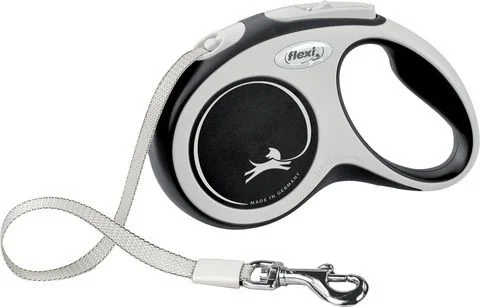 Flexi New Comfort S bånd 5 m, 15 kg – sort v:1648738