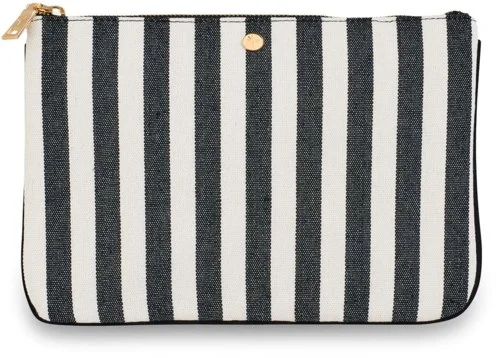 Fan Palm Cotton Stripe Clutch v:9918404 Fan Palm Cotton Stripe Clutch v:9918404