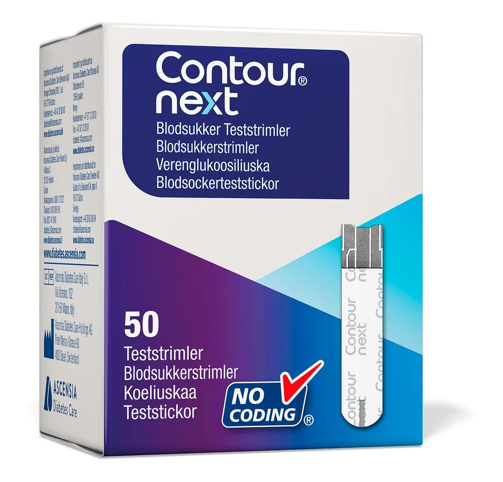 Bayer Contour NEXT teststrimler – 50 stk v:4973602 Bayer Contour NEXT teststrimler – 50 stk v:4973602