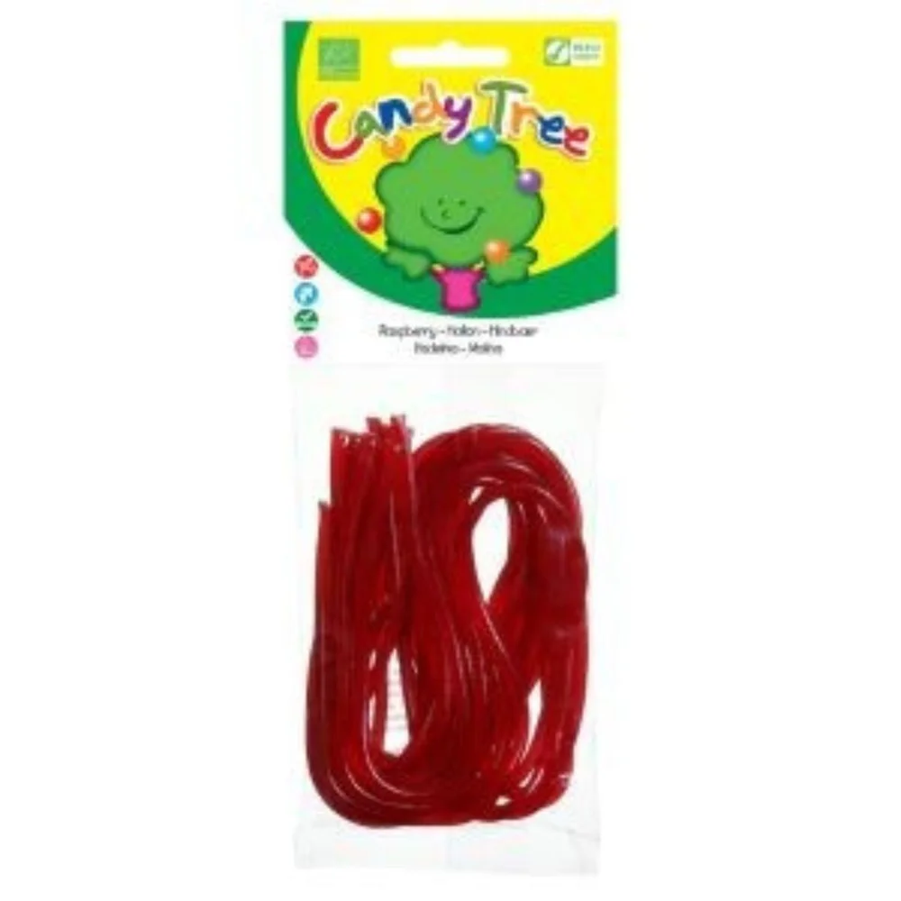 Candy Tree Snørebånd Bringebær Ø – 75 g. v:6124745 Candy Tree Snørebånd Bringebær Ø – 75 g. v:6124745