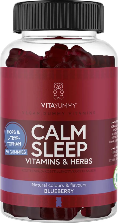 VitaYummy Calm Sleep Blueberry 60 stk v:2920049 VitaYummy Calm Sleep Blueberry 60 stk v:2920049