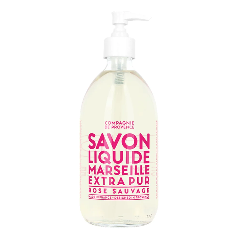 Liquid Marseille Soap Wild Rose 500 ml - COMPAGNIE DE PROVENCE v:3604285