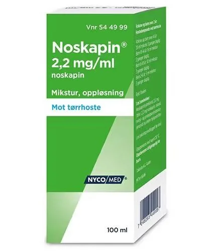 Noskapin 2,2 mg/ml mikstur 100 ml v:2700171