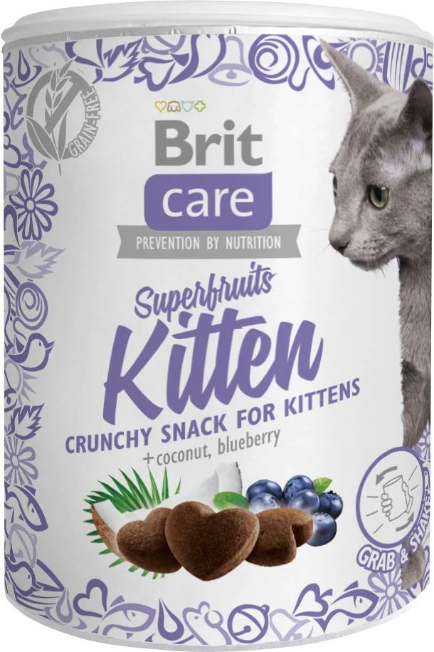 Brit Care Cat Snack Superfruits, til kattunger – 100 g v:3170560