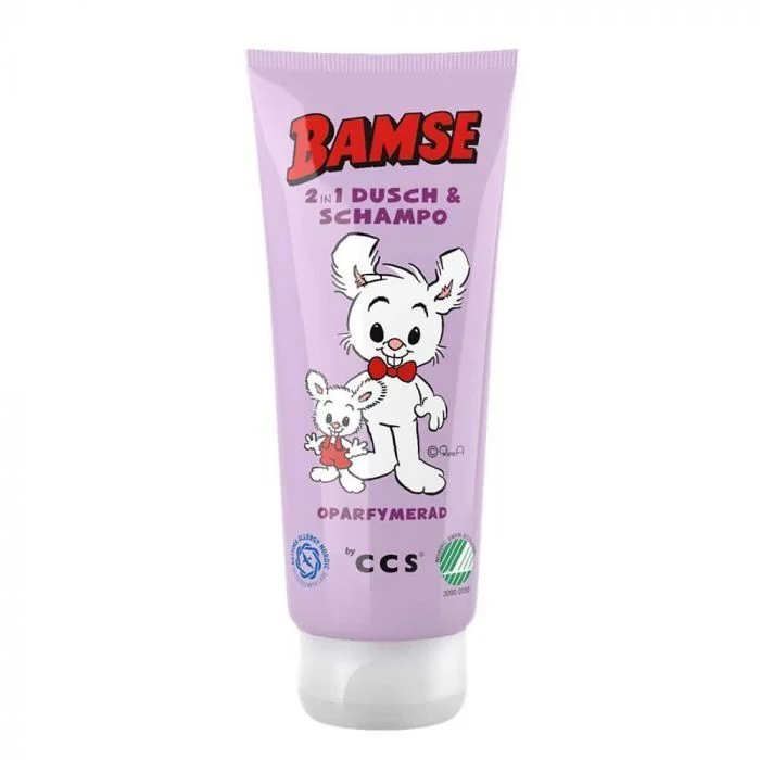 Bamse 2i1 dusj&sjampo uten parfyme 200 ml v:9562144 Bamse 2i1 dusj&sjampo uten parfyme 200 ml v:9562144
