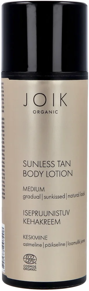 JOIK Organic Sunless Tan Body Lotion Medium v:8930052