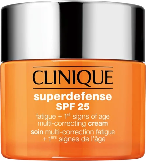 Clinique Superdefense SPF 25 fatigue multi-correcting Face cream, Very dry to cominbation skin 50 ml v:1959276