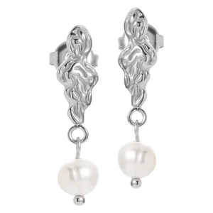Sistie Freja Earrings Steel v:7202743