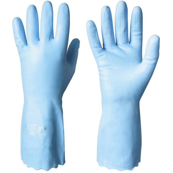 Chemstar vinylhansker med flossfôr str M 1 par v:7686517