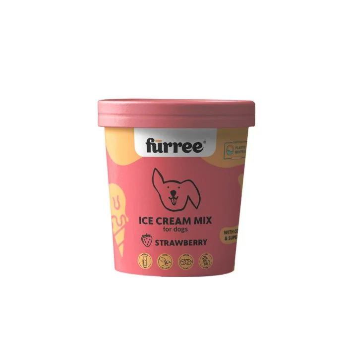 Fürree Ice Cream Mix hundeis jordbær 1 boks v:1719408 Fürree Ice Cream Mix hundeis jordbær 1 boks v:1719408