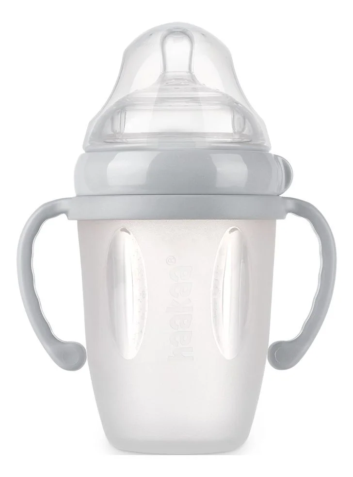 Haakaa Gen. 3 Silicone Baby Bottle Grey - 250 ml. v:2218802