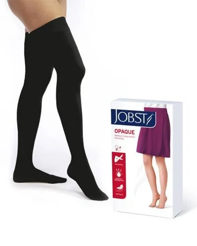 Jobst Opaque K1 Lår Sort S 1par v:4567075