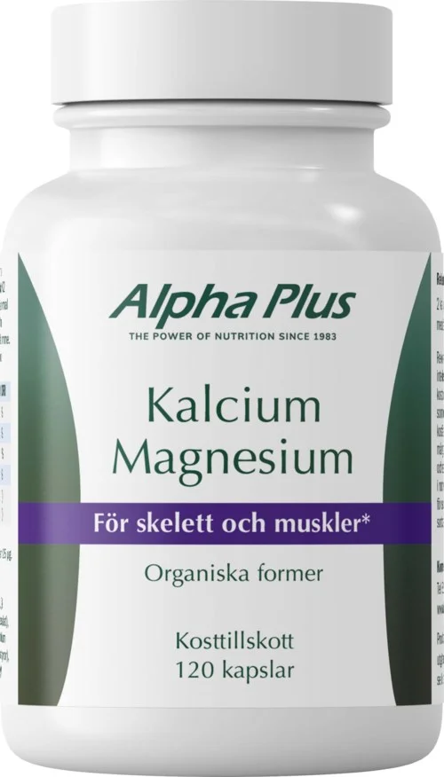 Alpha Plus Kalcium Magnesium 120 stk v:5465491 Alpha Plus Kalcium Magnesium 120 stk v:5465491
