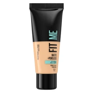 Maybelline New York Fit Me Matte + Poreless Foundation 112 Soft Beige 30ml v:6922940
