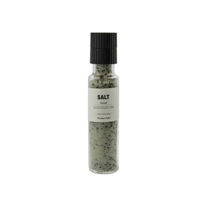 Nicolas Vahé Salt Wasabi 300 g | havsalt med wasabi v:1971969 Nicolas Vahé Salt Wasabi 300 g | havsalt med wasabi v:1971969