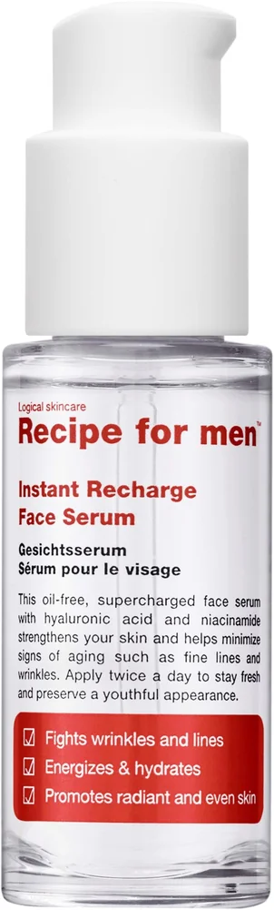 Recipe for men Instant Recharge Face Serum 30 ml v:6100698 Recipe for men Instant Recharge Face Serum 30 ml v:6100698