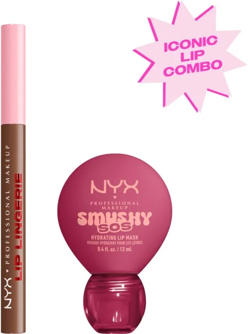 NYX PROFESSIONAL MAKEUP Hydra Drop Lip Combo 06 Up To No Good + 06 Rose Recharge v:5971683