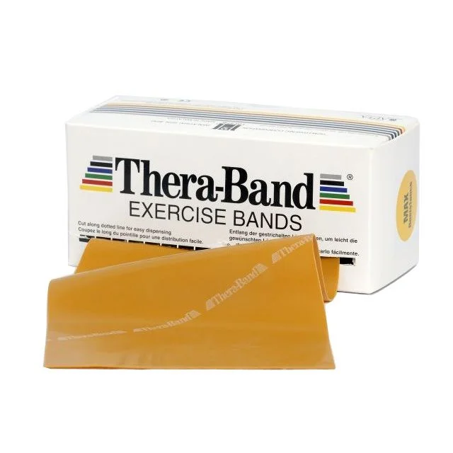 Thera Band Flat treningsstrikk 5,5 m – gull – Hardhet 8 v:2681723 Thera Band Flat treningsstrikk 5,5 m – gull – Hardhet 8 v:2681723