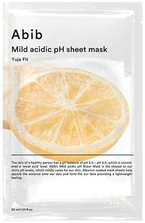 Abib Mild Acidic Ph Sheet Mask Yuja Fit 10-Pack 30 g v:3079656
