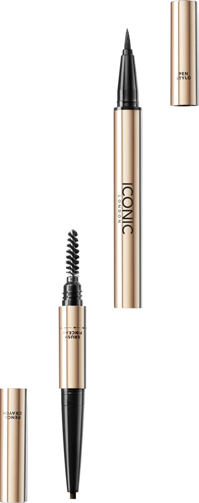 Triple Precision Brow Definer Black – ICONIC LONDON v:9090950