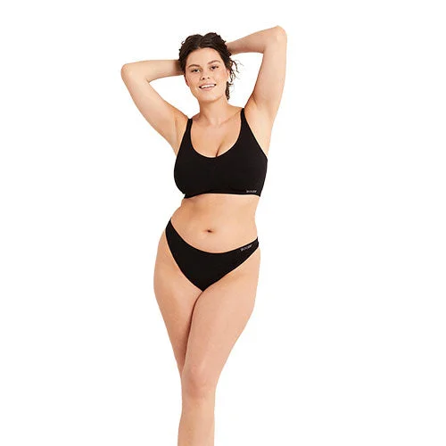 Full Bust Wireless Bra Svart | Str. M v:6895828