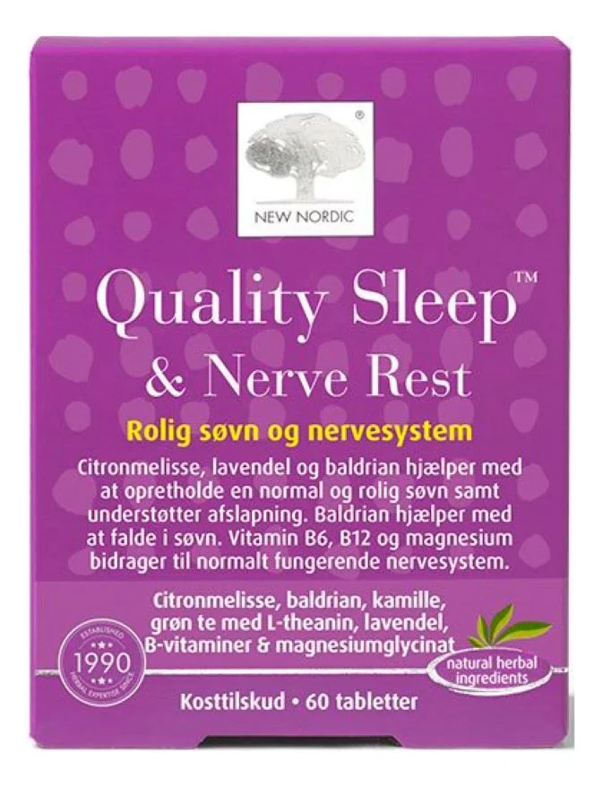 New Nordic Quality Sleep & Nerve Rest – 60 tabl. v:8486049 New Nordic Quality Sleep & Nerve Rest – 60 tabl. v:8486049