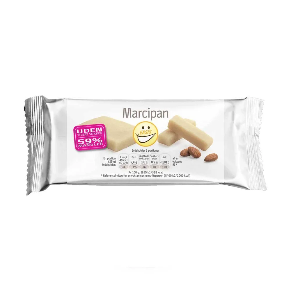 Easis Ren Rå Marsipan – 150 g v:3335628 Easis Ren Rå Marsipan – 150 g v:3335628