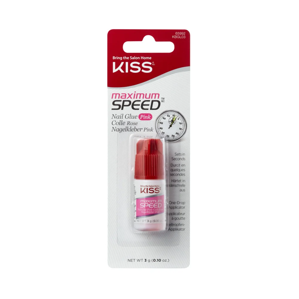 Maximum Speed Pink Nail Glue – Kiss v:6785554