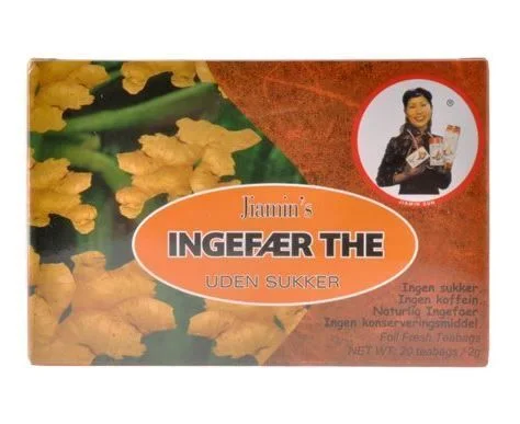 Jiamins Ingefærte uten sukker 2 g. – 20 poser v:6555225