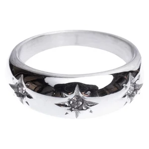 DARK Chunky Star Ring Crystals Silver Size 1 v:8111378 DARK Chunky Star Ring Crystals Silver Size 1 v:8111378