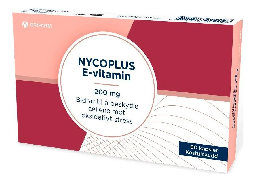 Nycoplus E-vitamin kapsler 200mg - 60 stk. v:8919470