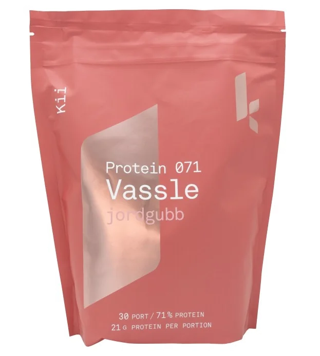 Kii proteinpulver whey jordbær v:9318296