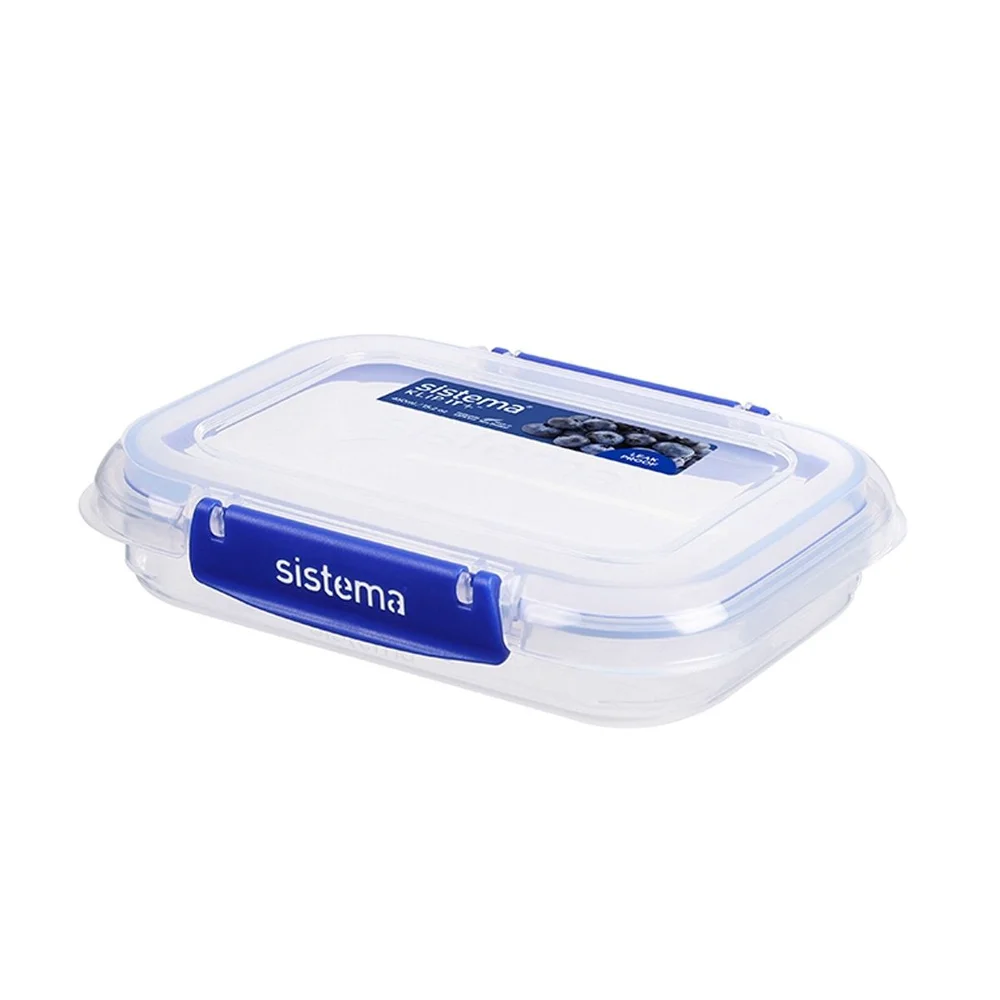 Sistema Klip It Plus Oppbevaringsboks blå – 450 ml v:5605441 Sistema Klip It Plus Oppbevaringsboks blå – 450 ml v:5605441