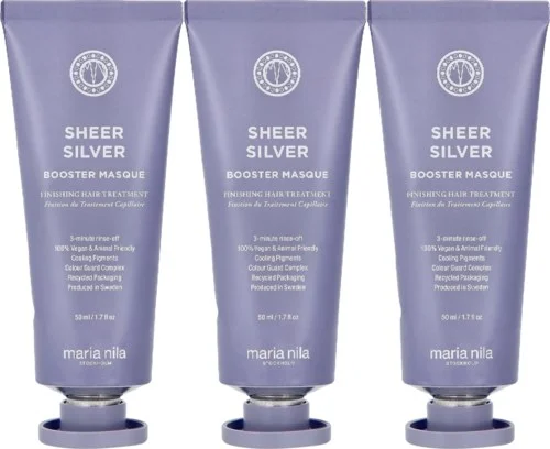 maria nila Sheer Silver Booster Masque 50 ml x 3 v:6929473 maria nila Sheer Silver Booster Masque 50 ml x 3 v:6929473