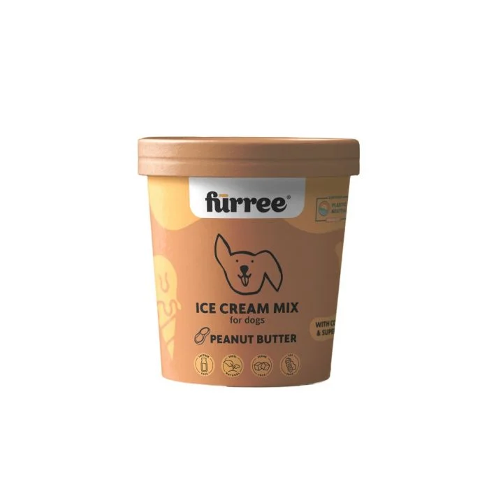 Fürree Ice Cream Mix hundeis peanøttsmør 1 boks v:8870626