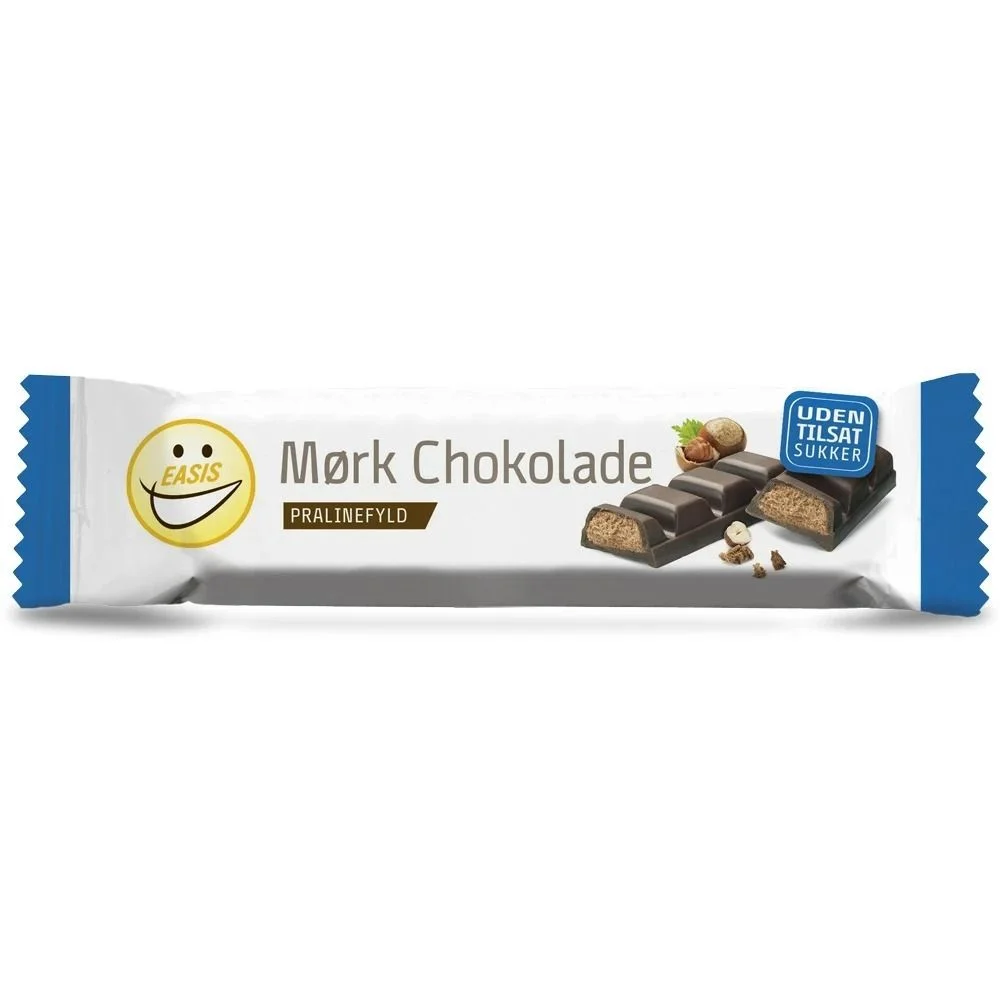 Easis Mørk Sjokolade med Praline – 35 g v:2573689 Easis Mørk Sjokolade med Praline – 35 g v:2573689