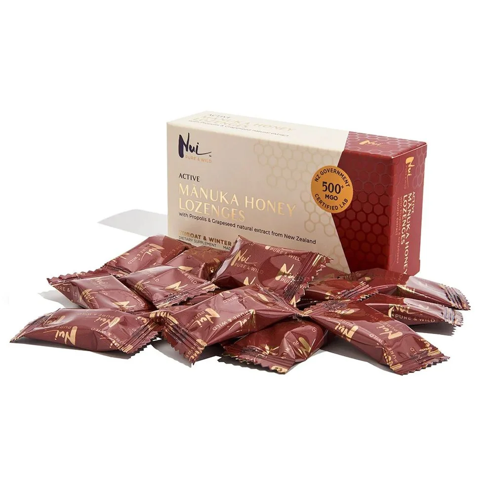 Nui Manuka 90% sugetabletter MGO 500+ Propolis – 16 tabletter v:8910112