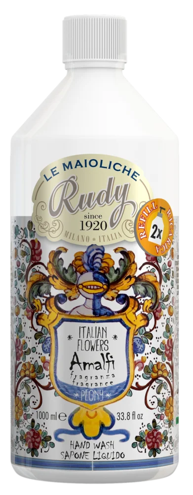 Rudy Amalfie Peony Le Maioliche Hand Wash Refill 1000 ml v:1372331 Rudy Amalfie Peony Le Maioliche Hand Wash Refill 1000 ml v:1372331