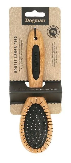 Dogman Børste lange pigger Bamboo S 19,5cm v:1182181