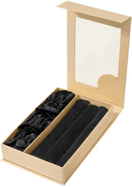 Lenoites Heatless Curling Rods with Caps 3-Pack Set Black v:5689826 Lenoites Heatless Curling Rods with Caps 3-Pack Set Black v:5689826