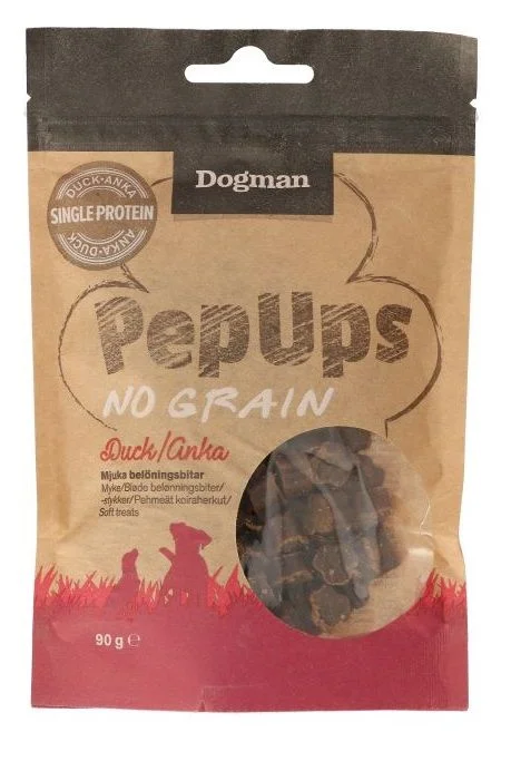 Dogman PepUps kornfritt m and 90g v:7966658