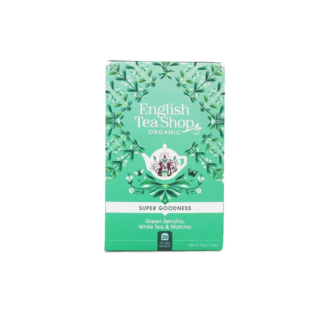 Green Sencha, White Tea & Matcha fra English Tea Shop – 20 tepos v:7771015