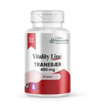 Vitality Line Tranebær 90 Kapsler v:6440137 Vitality Line Tranebær 90 Kapsler v:6440137