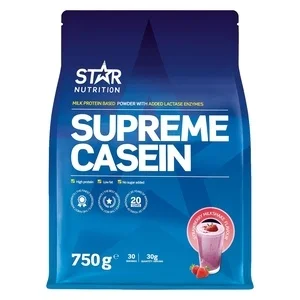 Star Nutrition Supreme Casein Strawberry Milkshake 750g v:7460661 Star Nutrition Supreme Casein Strawberry Milkshake 750g v:7460661